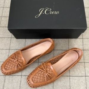 J Crew Women's Brown Leather Loafers Size 7